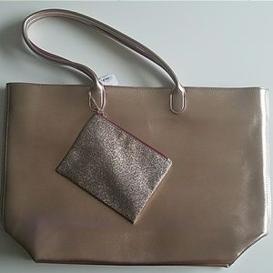 NWT - Rose Gold Tote